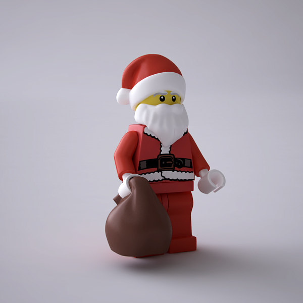 lego santa claus figure