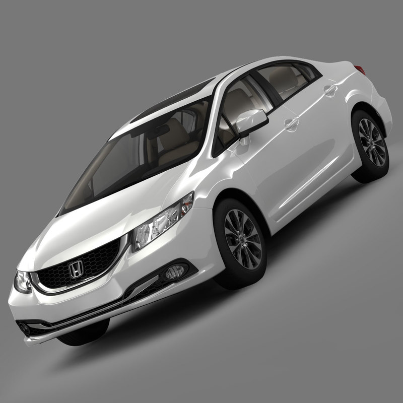 Honda civic 3d model