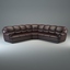 long corner sofa osvald 3d model