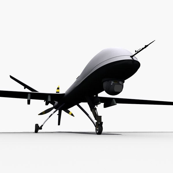 uav drone reaper mq-9 3d model