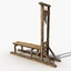3d guillotine modeled.