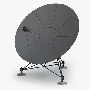 satellite antenna 3d max