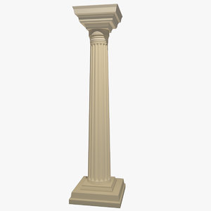 3d model pillar column