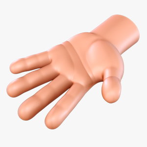 obj cartoon hand toon