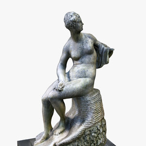 ancient roman statue 3d model