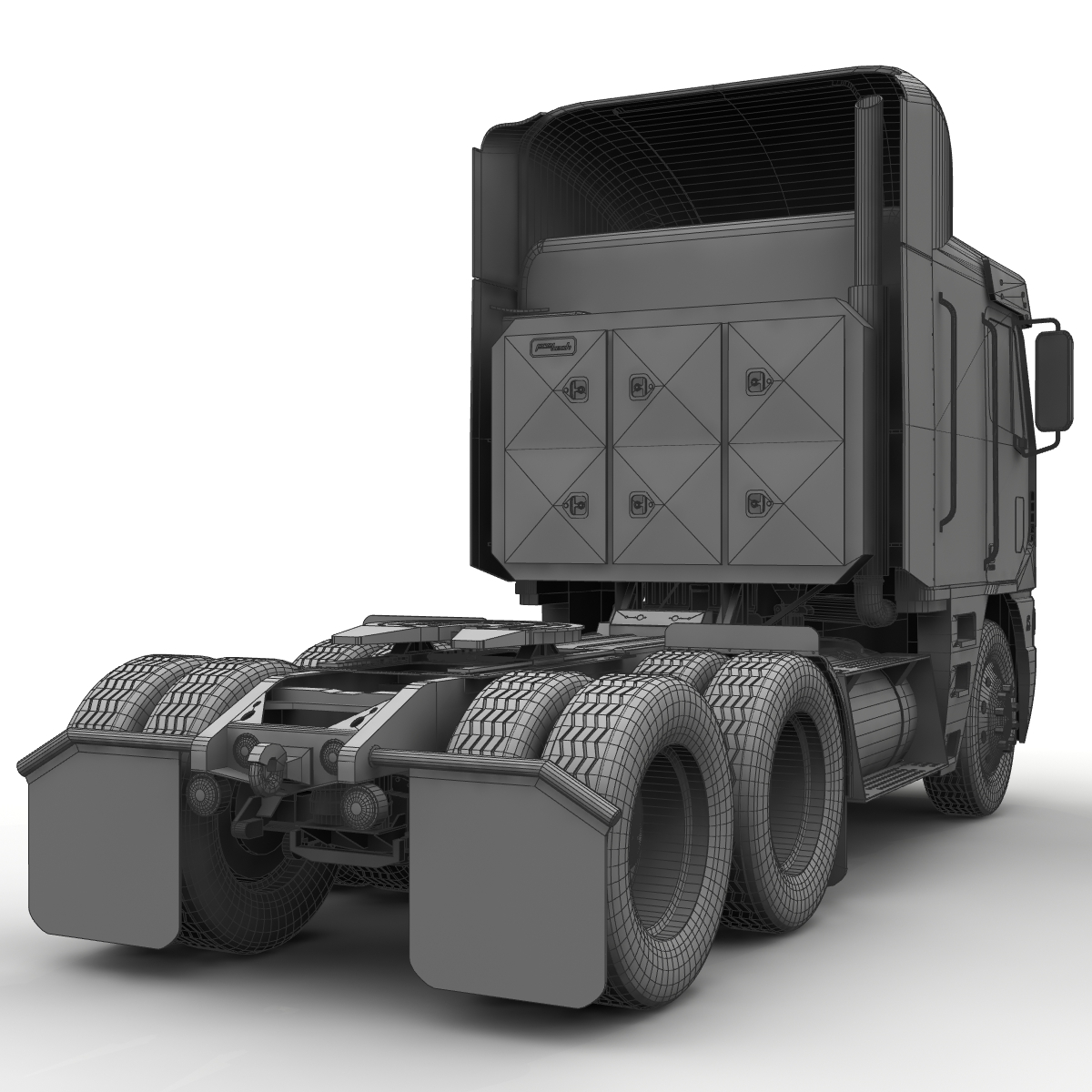 Freightliner Argosy Truck 2014 3d Model