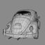 volkswagen beetle 3d obj