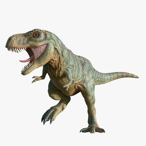 t-rex rigging rex 3d obj