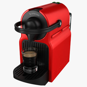 coffeemaker nespresso inissia krups 3d 3ds