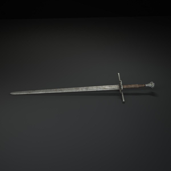 german sword 3d obj