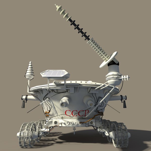 lunokhod ussr 1 lunar rover 3d model