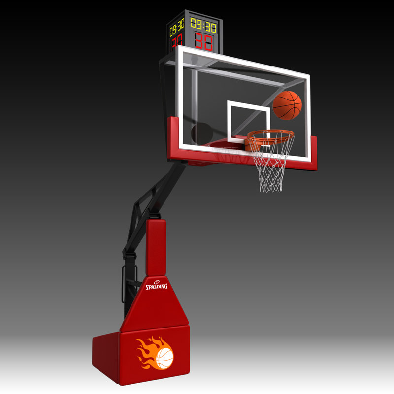 basketball hoop 3d model