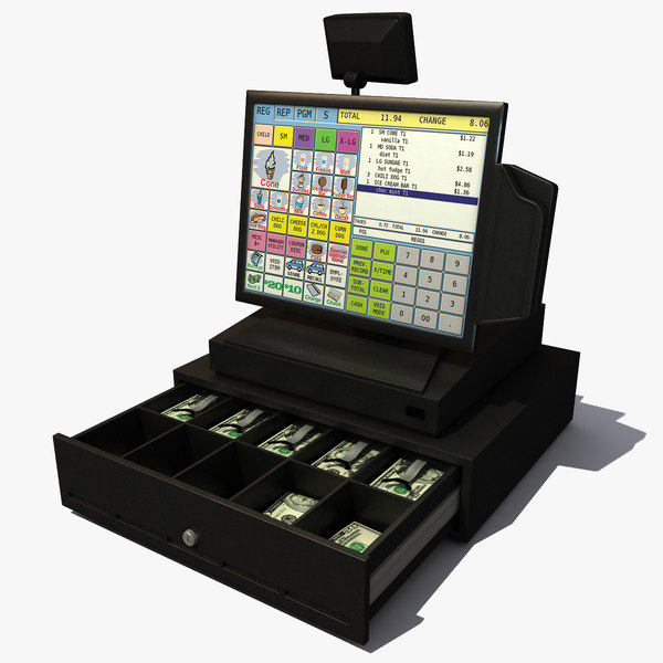 Cash Register 3D Models for Download TurboSquid