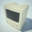 3d model apple macintosh1984 monitor