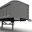 3d model trailer frameless dump tibrooke