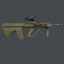 aug a3 rifle 3d model