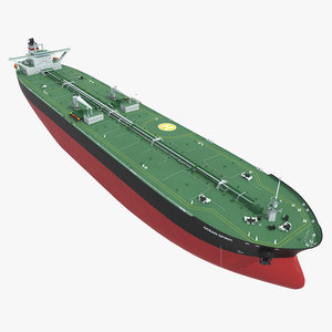 vlcc oil tanker 3d model