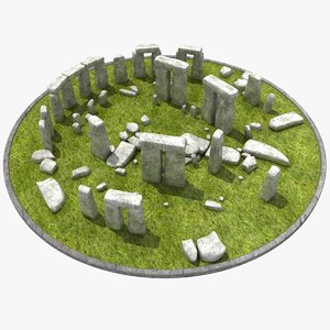 3d model stonehenge stone