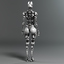 3d model female robot