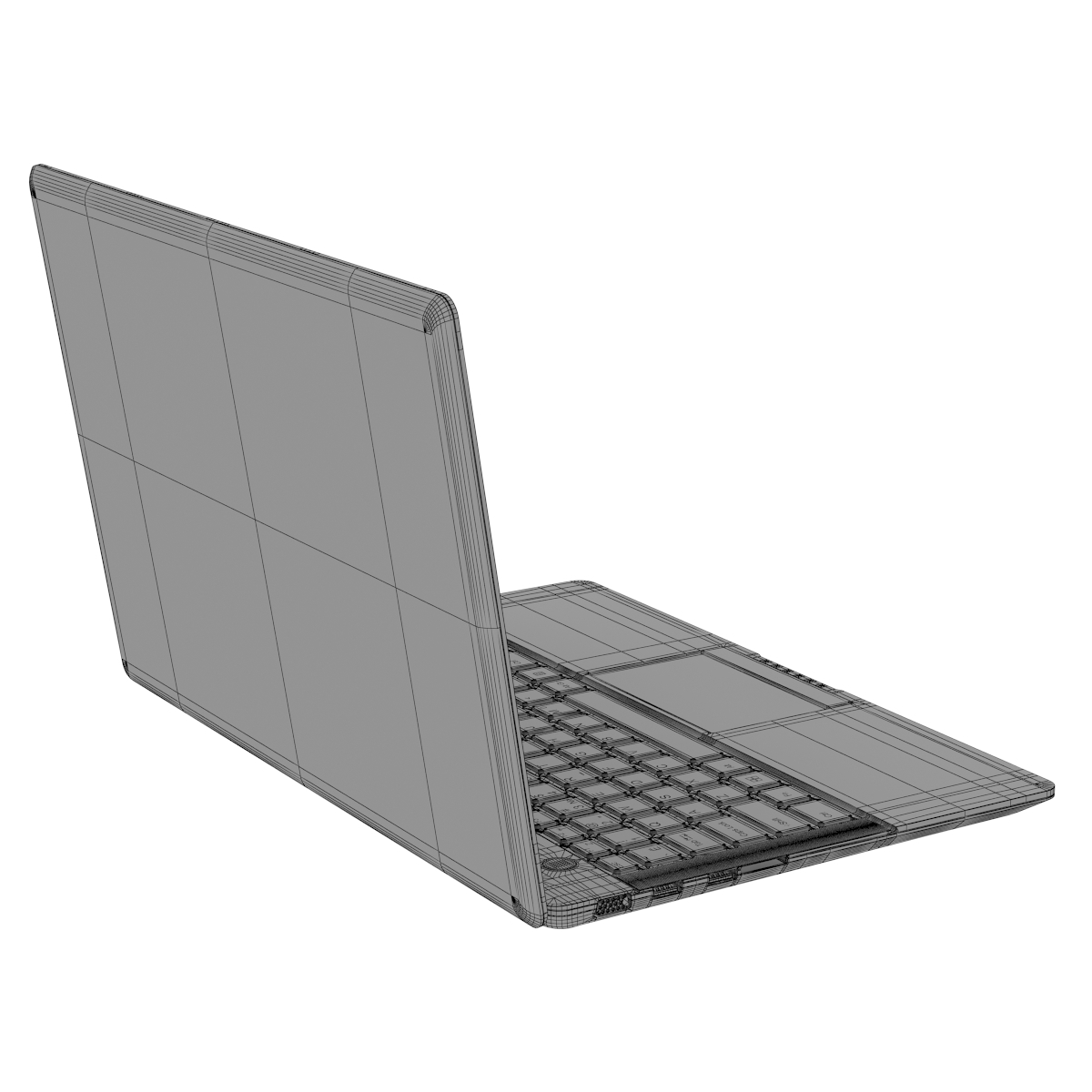 黑色笔记本143d模型