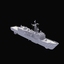 navy perry frigate 3d model