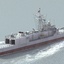 navy perry frigate 3d model