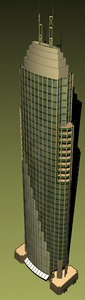 building highrise office 3d model