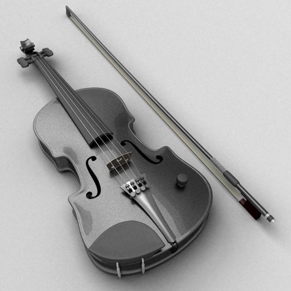 electric violin 3d x