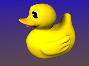 3dsmax rubber ducky toy