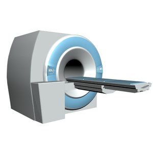 mri medical imaging machine 3d model