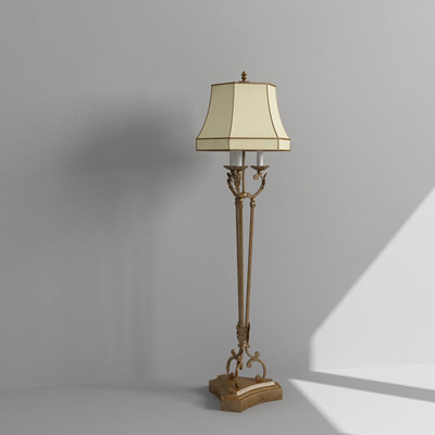 Maya Floor Lamp Maya Floor Lamp, Vintage Floor Lamps With Glass Shader