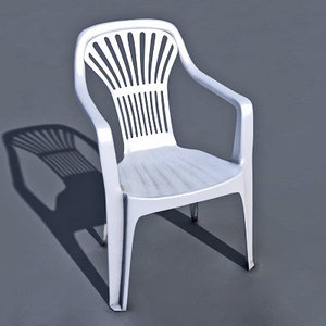 plastic chair 3d model