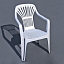 plastic chair 3d model