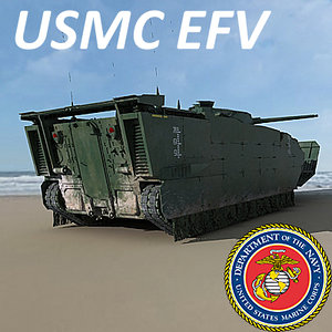 expeditionary fighting vehicle efv 3d model