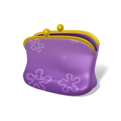 3ds max cartoon style handbag