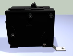 3d electrical breaker panel single