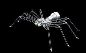 3d model of spider