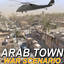 3d arab town war scenario