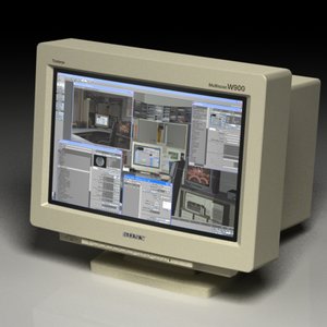 sony w900 crt monitor 3d model