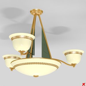 3d chandelier lamp