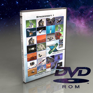 spacecraft dvd 3d model