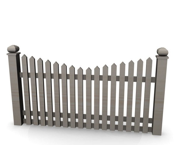 3d model fence