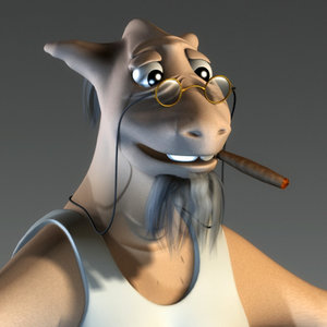 3dsmax character goatfather