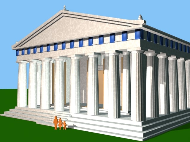 3d parthenon