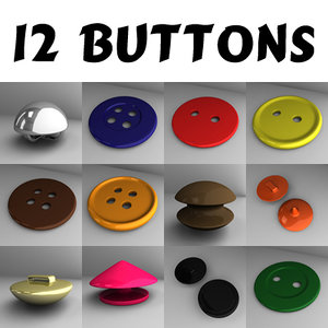 3d buttons