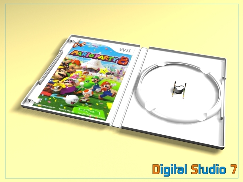 nintendo wii case 9 3d max