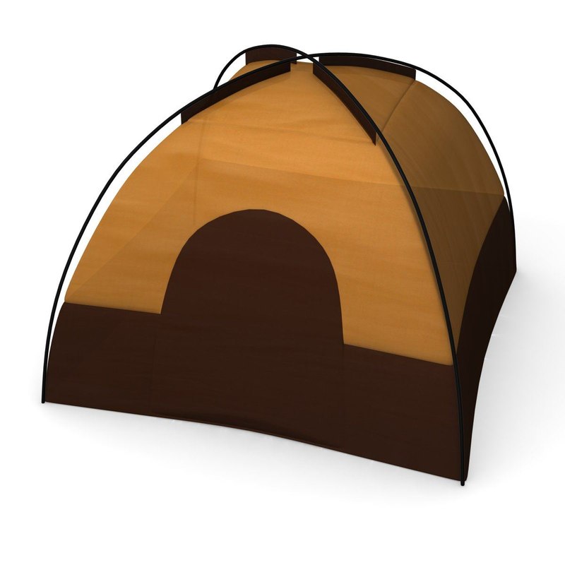 camping tent 3d model