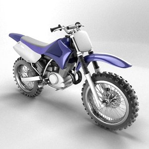 3d model motocross bike