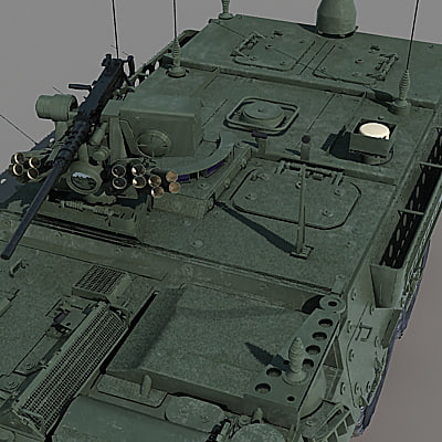 army m1130 command vehicle 3d model