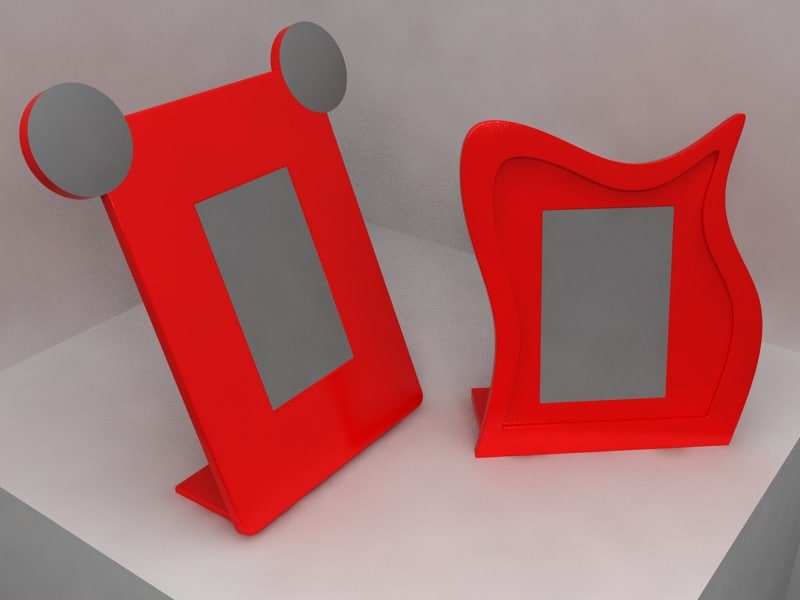 lcd frame counter 3d model